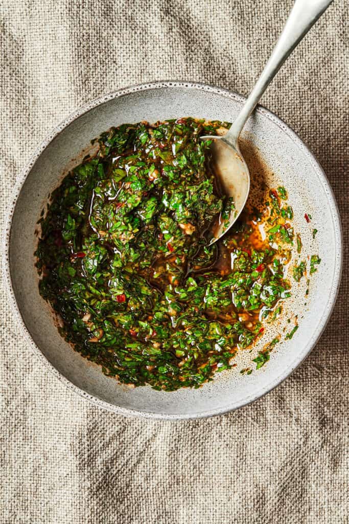 Easy Chimichurri Sauce Kalejunkie