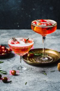 Holiday Pomegranate Mimosas