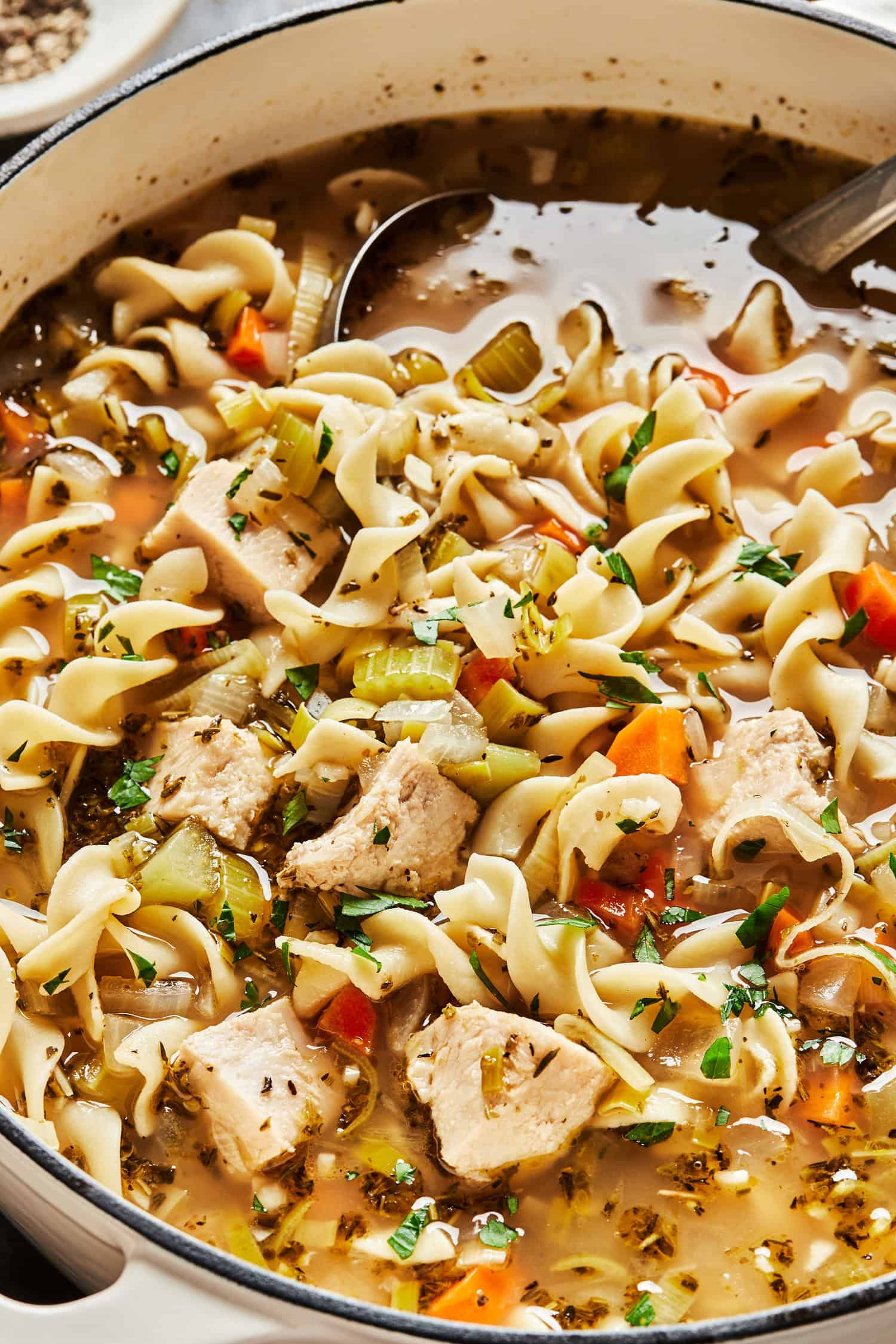 Cozy Turkey Noodle Soup Kalejunkie