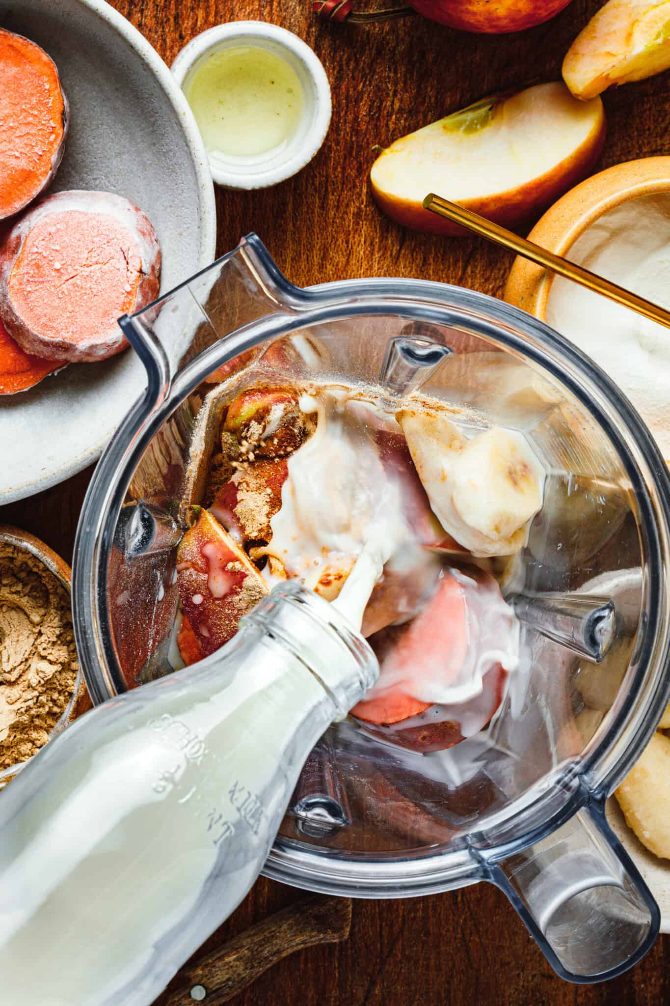 Sweet Potato Apple Pie Smoothie Kalejunkie