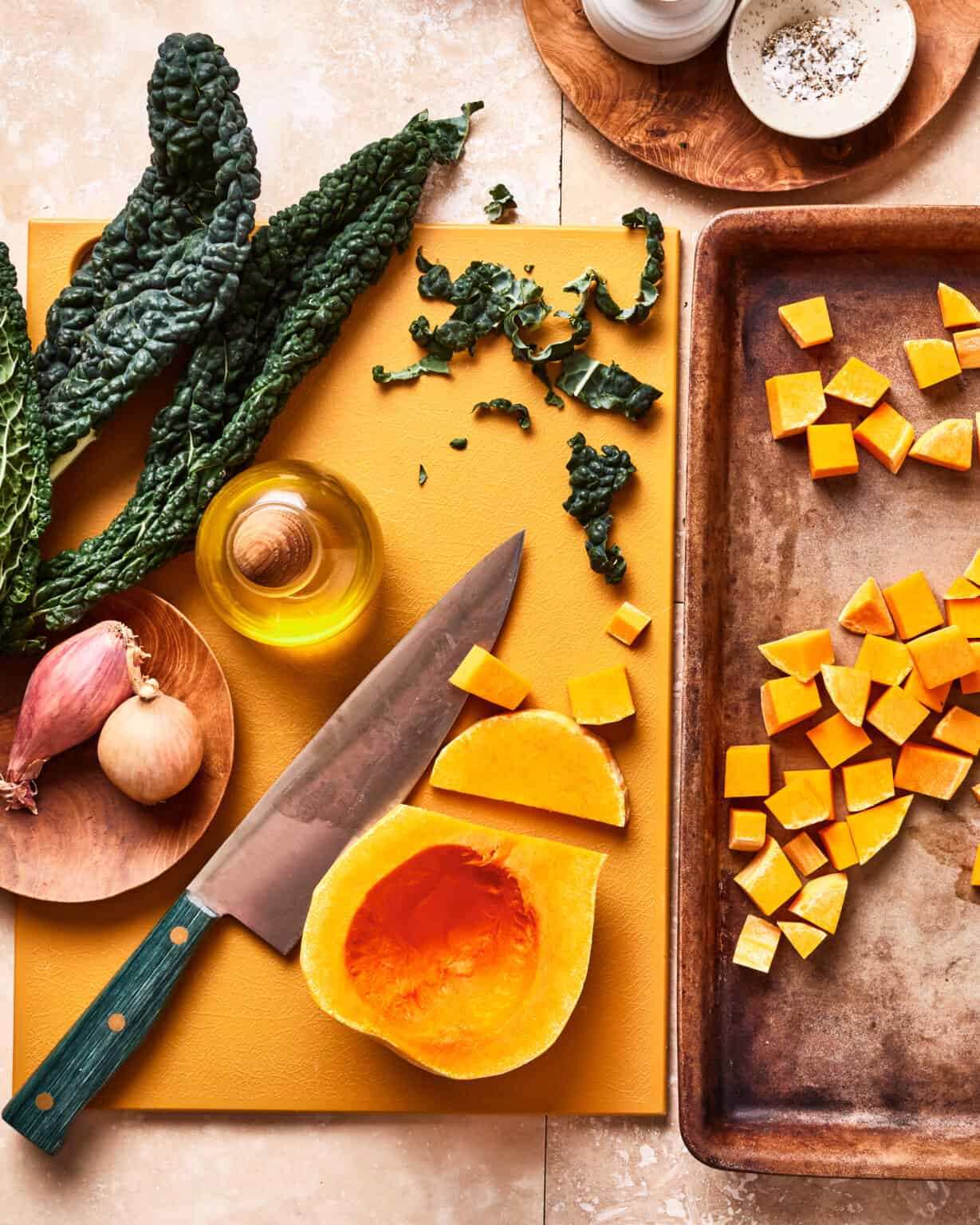 Hearty Kale Salad with Dijon Vinaigrette Kalejunkie