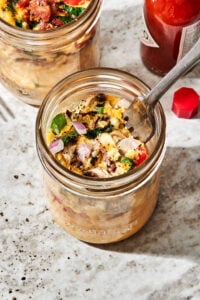 Meal Prep Mason Jar Omelettes