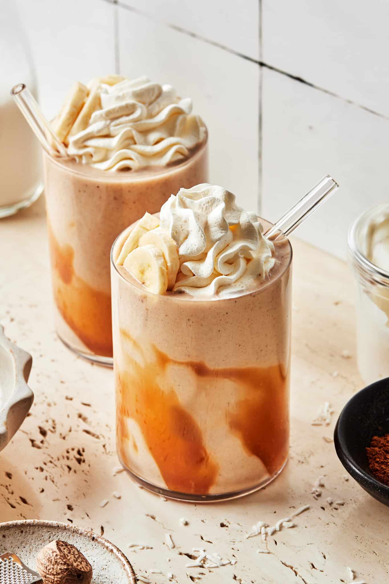 Gut Healthy Bananas Foster Smoothie Kalejunkie