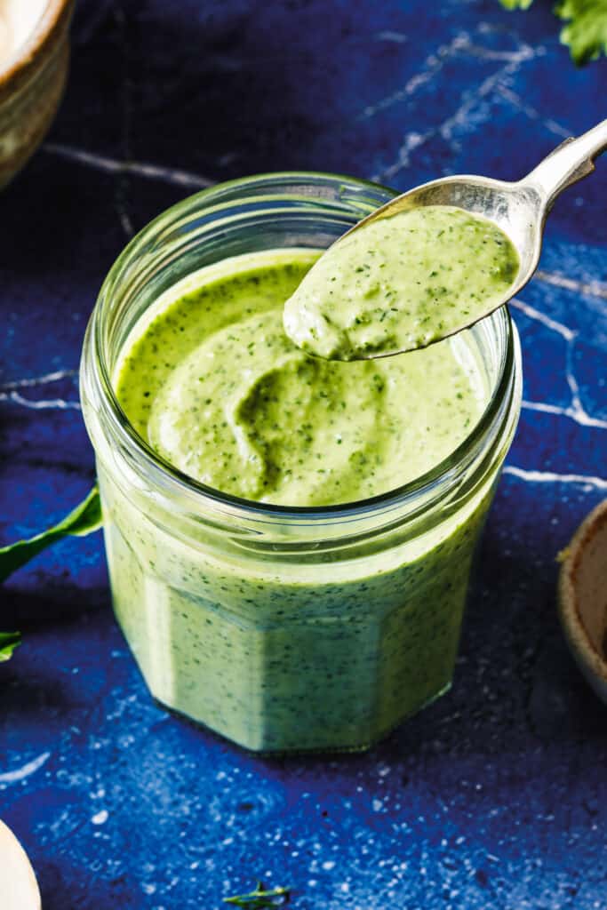 The Ultimate Green Goddess Dressing Kalejunkie