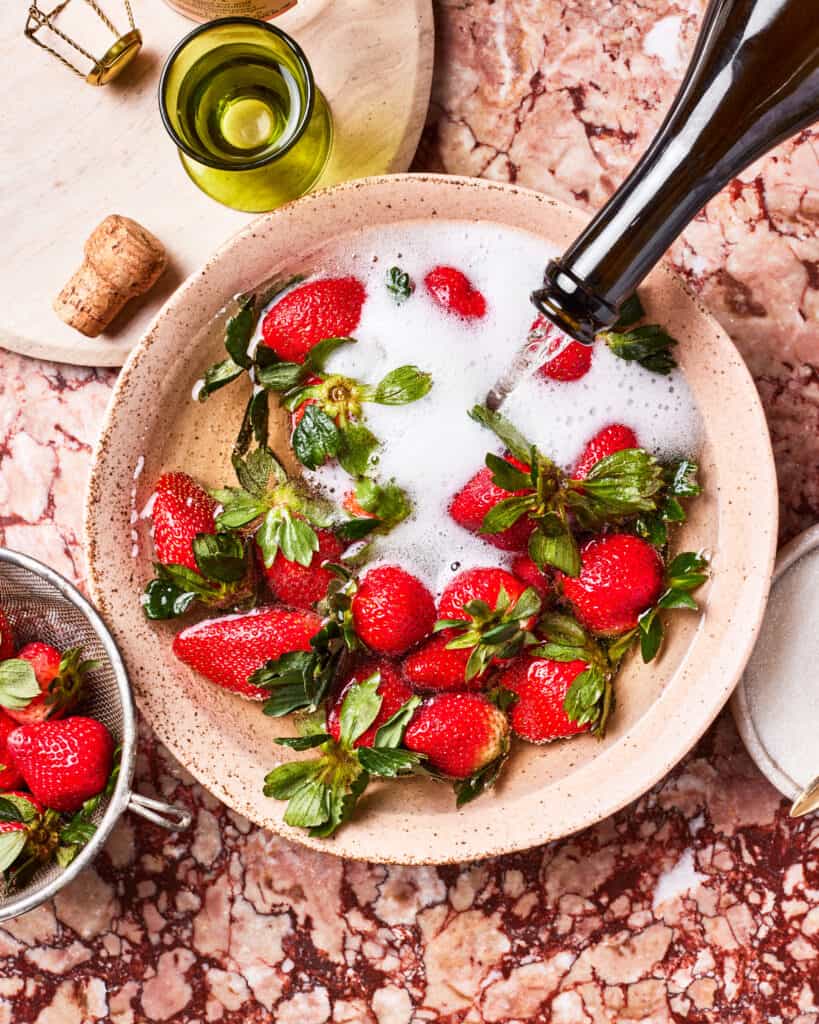 Druken Strawberries (Strawberries with Prosecco and Vodka) Kalejunkie