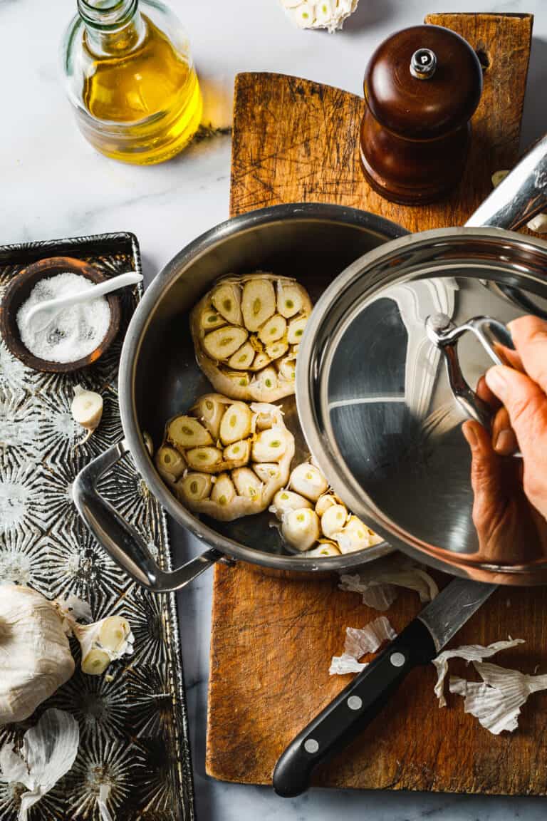 How to Make Perfect Roasted Garlic No Foil Needed! Kalejunkie