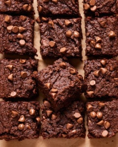 Double Fudge Chickpea Brownies