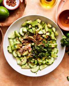 5-Minute Spicy Cucumber Salad