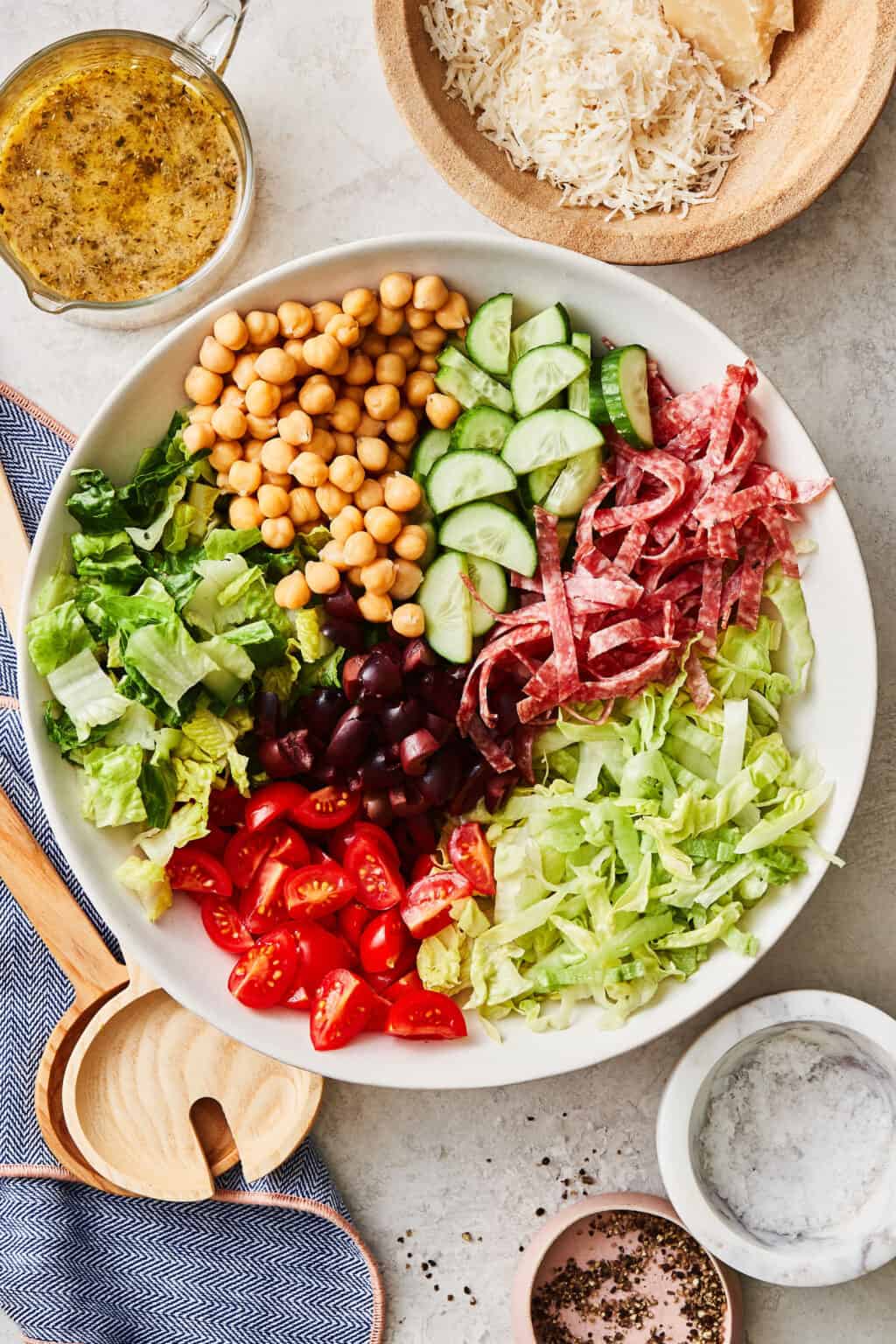 10 Minute Crazy-Good Italian Chopped Salad - Kalejunkie