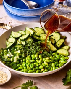 Cucumber Edamame Salad