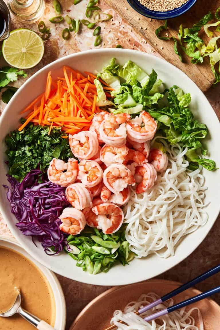 Healthy Spring Roll Salad Kalejunkie