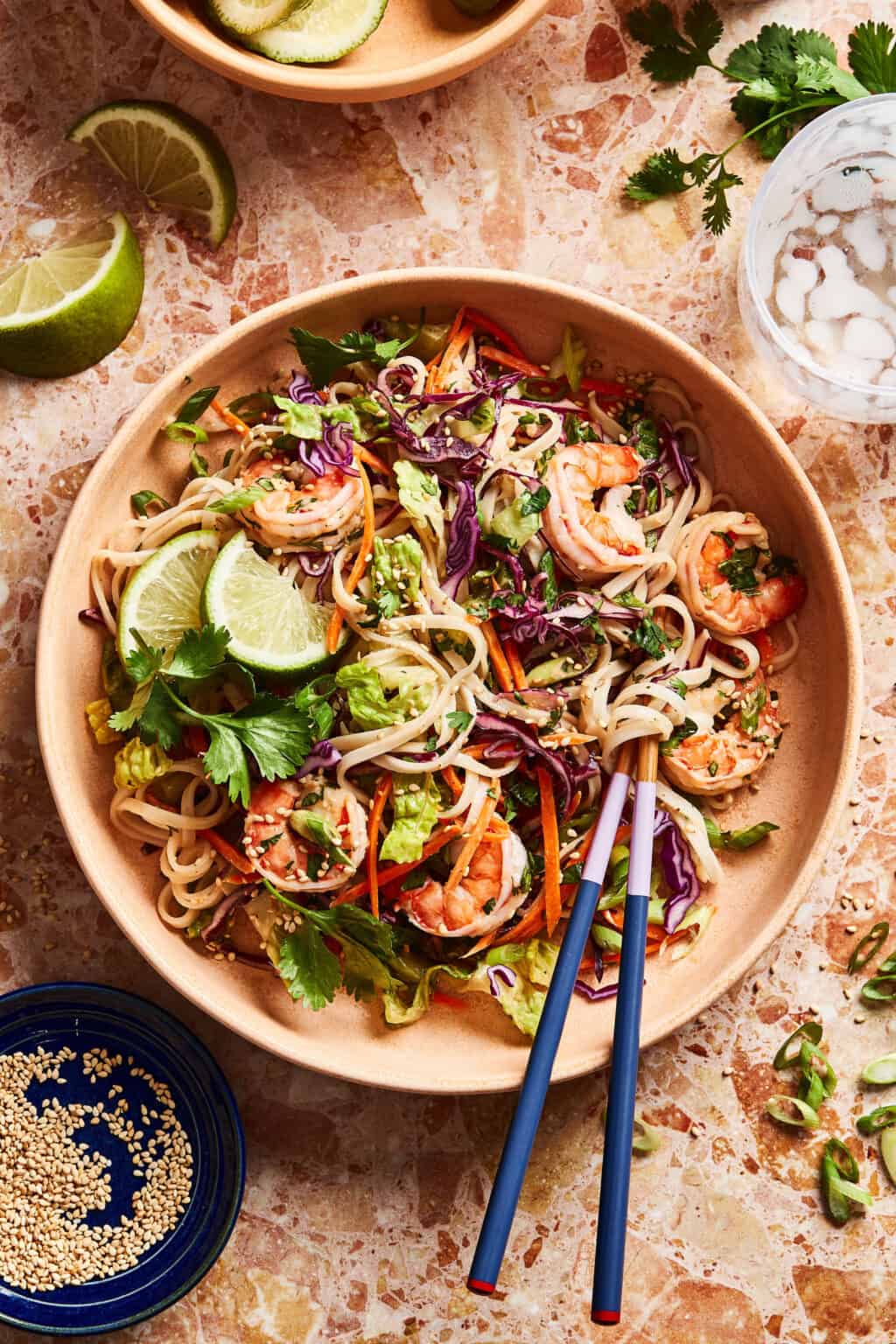 Healthy Spring Roll Salad - Kalejunkie