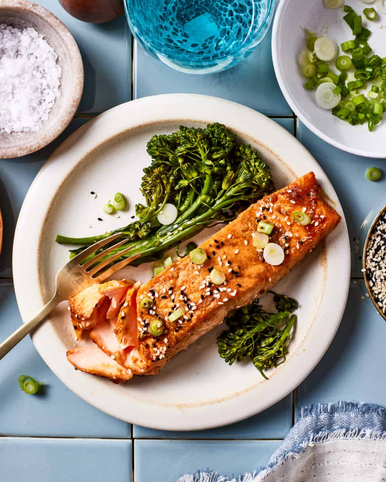 Easy 9 Minute Teriyaki Broiled Salmon Kalejunkie