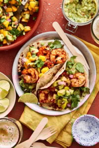 10 Minute Air Fryer Shrimp Tacos