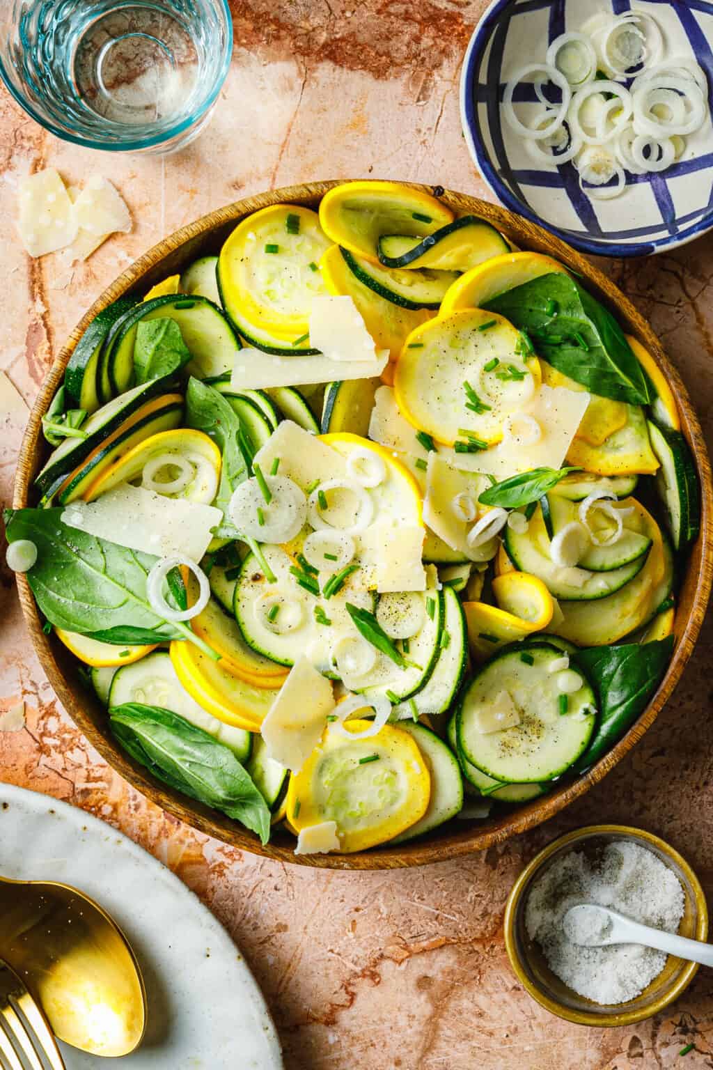 5Minute Summer Squash Salad Kalejunkie