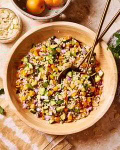 Light & Refreshing Cucumber Apricot Couscous Salad