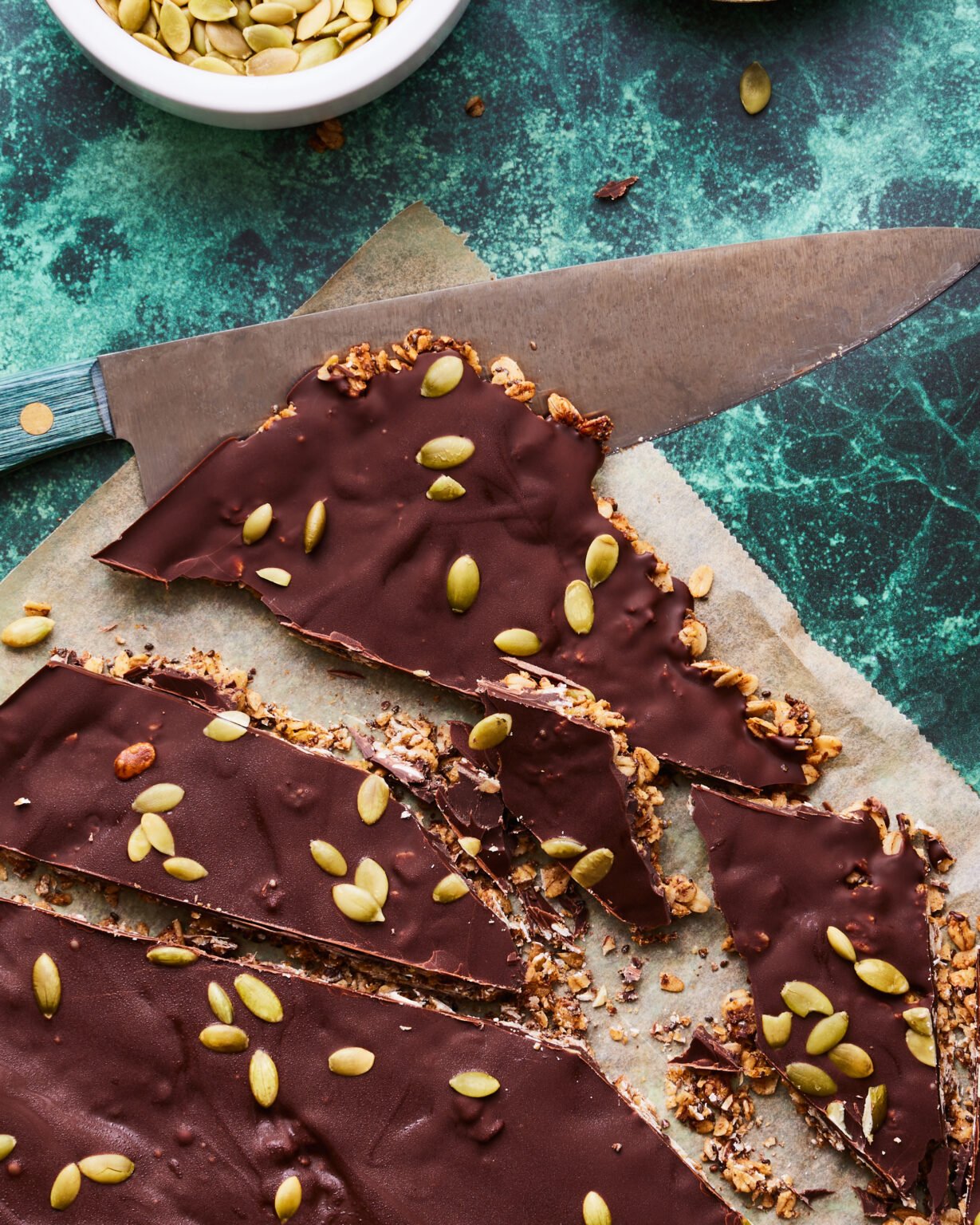 Copycat Trader Joe's Pumpkin Granola Bark Kalejunkie