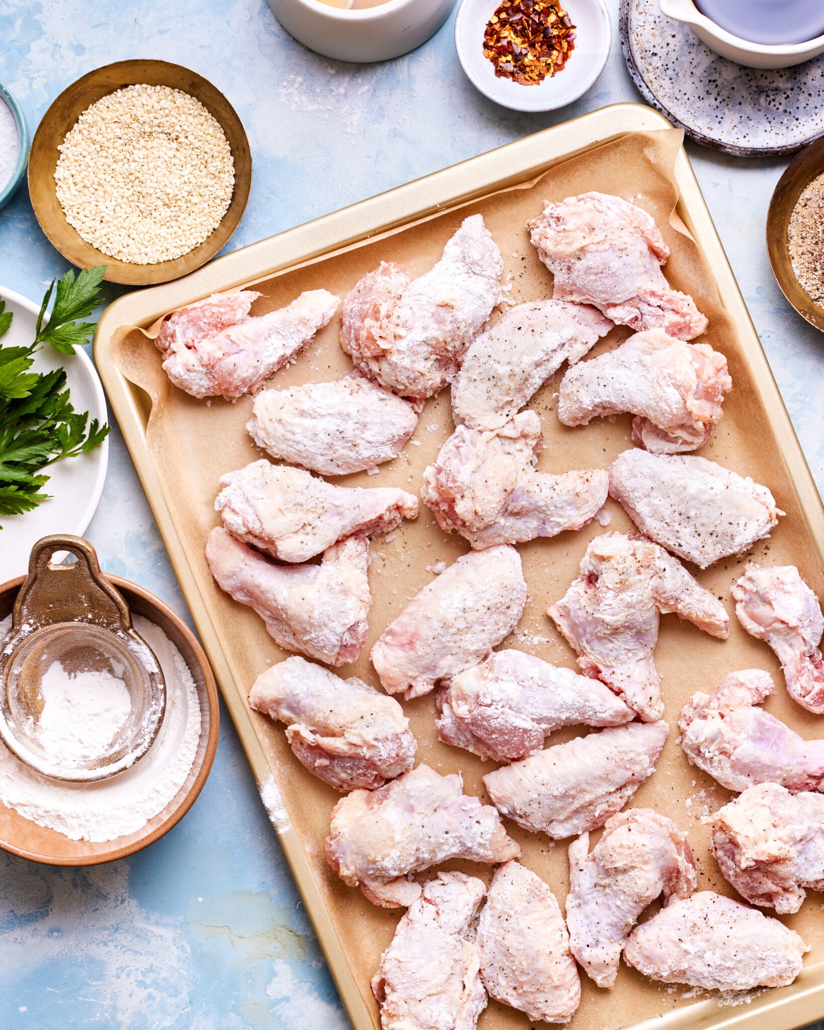Oven Baked Sticky Honey Garlic Chicken Wings Kalejunkie