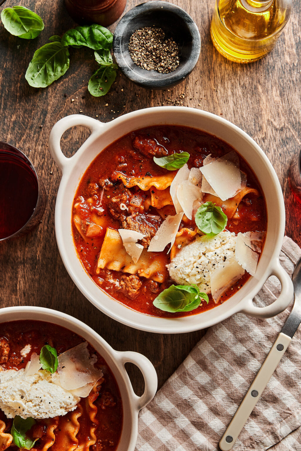 The Ultimate OnePot Lasagna Soup Kalejunkie