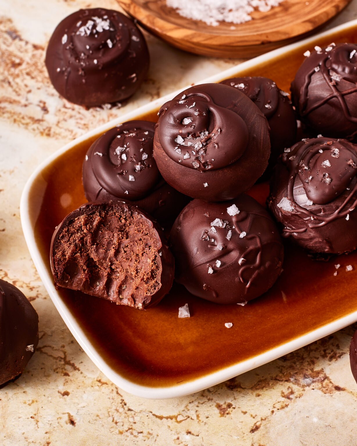 4Ingredient Chickpea Chocolate Truffles Kalejunkie