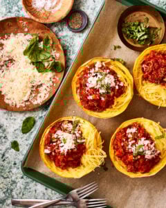 Loaded Spaghetti Squash Bowls