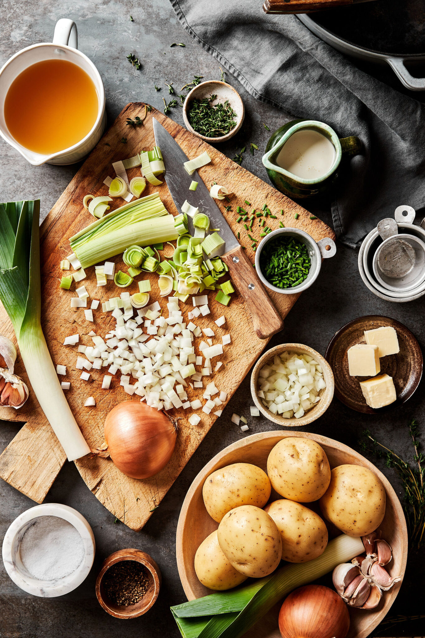 Cozy Potato Leek Soup Kalejunkie