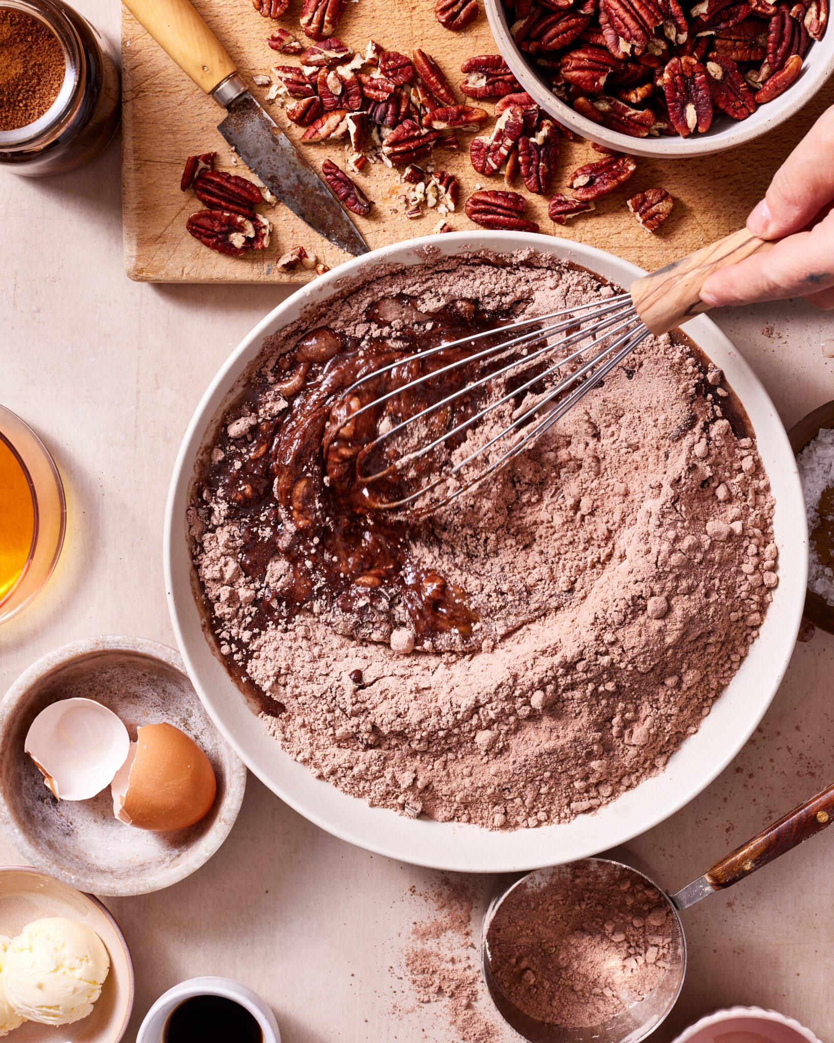 Shortcut Pecan Fudge Brownies Kalejunkie