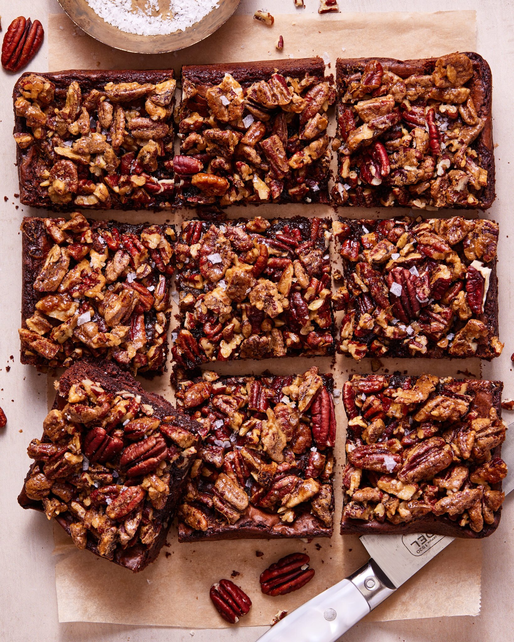 Shortcut Pecan Fudge Brownies Kalejunkie