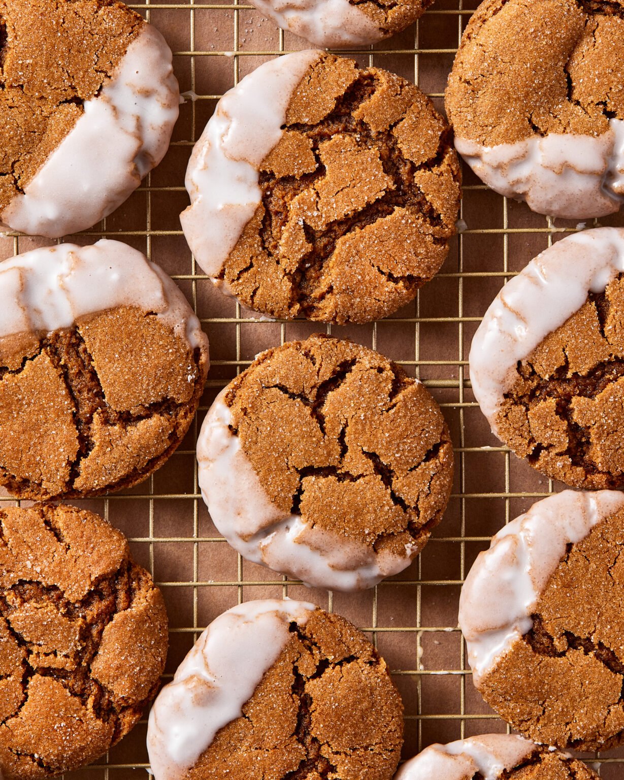 Soft Batch Gingerbread Cookies with Ginger Glaze Kalejunkie
