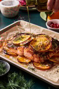 12 Minute Citrus Broiled Salmon Filet