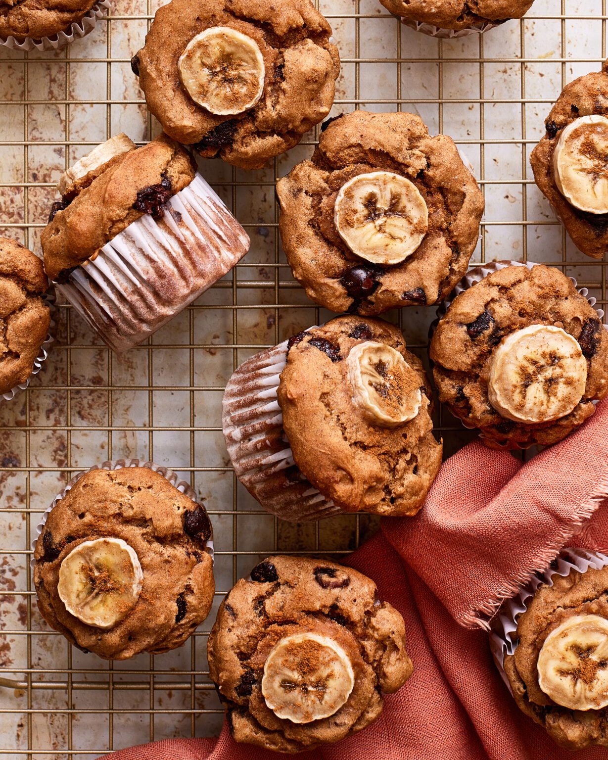 Easy Banana Chocolate Chip Protein Muffins Kalejunkie
