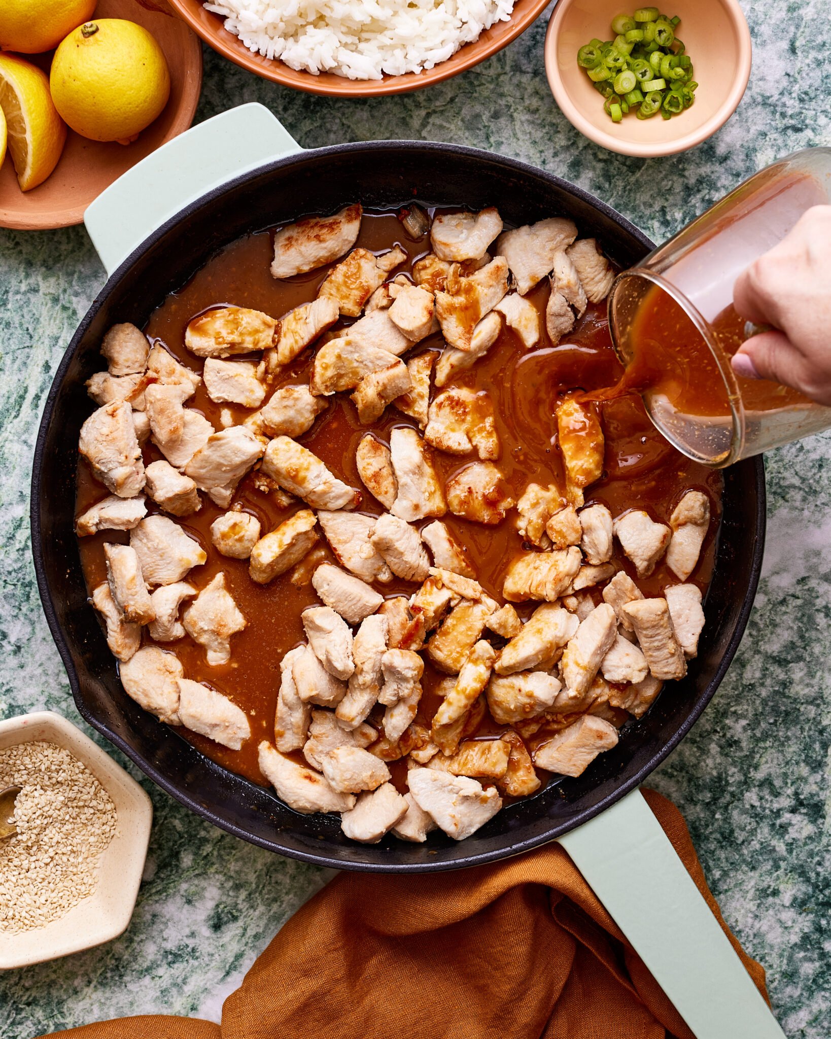 Saucy and Tender Lemon Garlic Teriyaki Chicken Kalejunkie