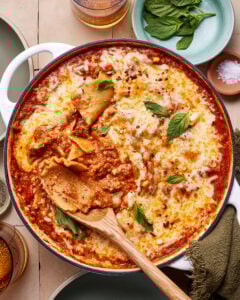 Easy High Protein Skillet Lasagna