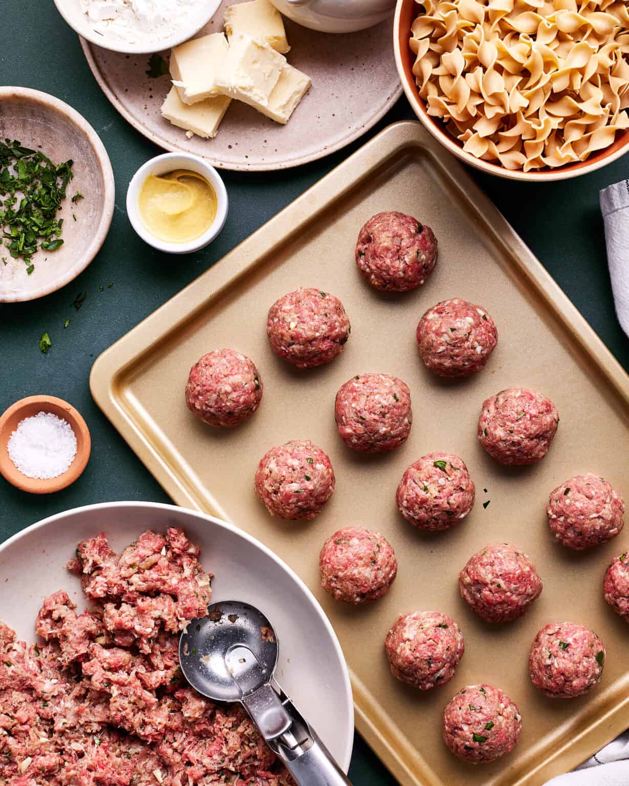 Hunter’s Favorite Baked Swedish Meatballs & Noodles (IKEA copycat