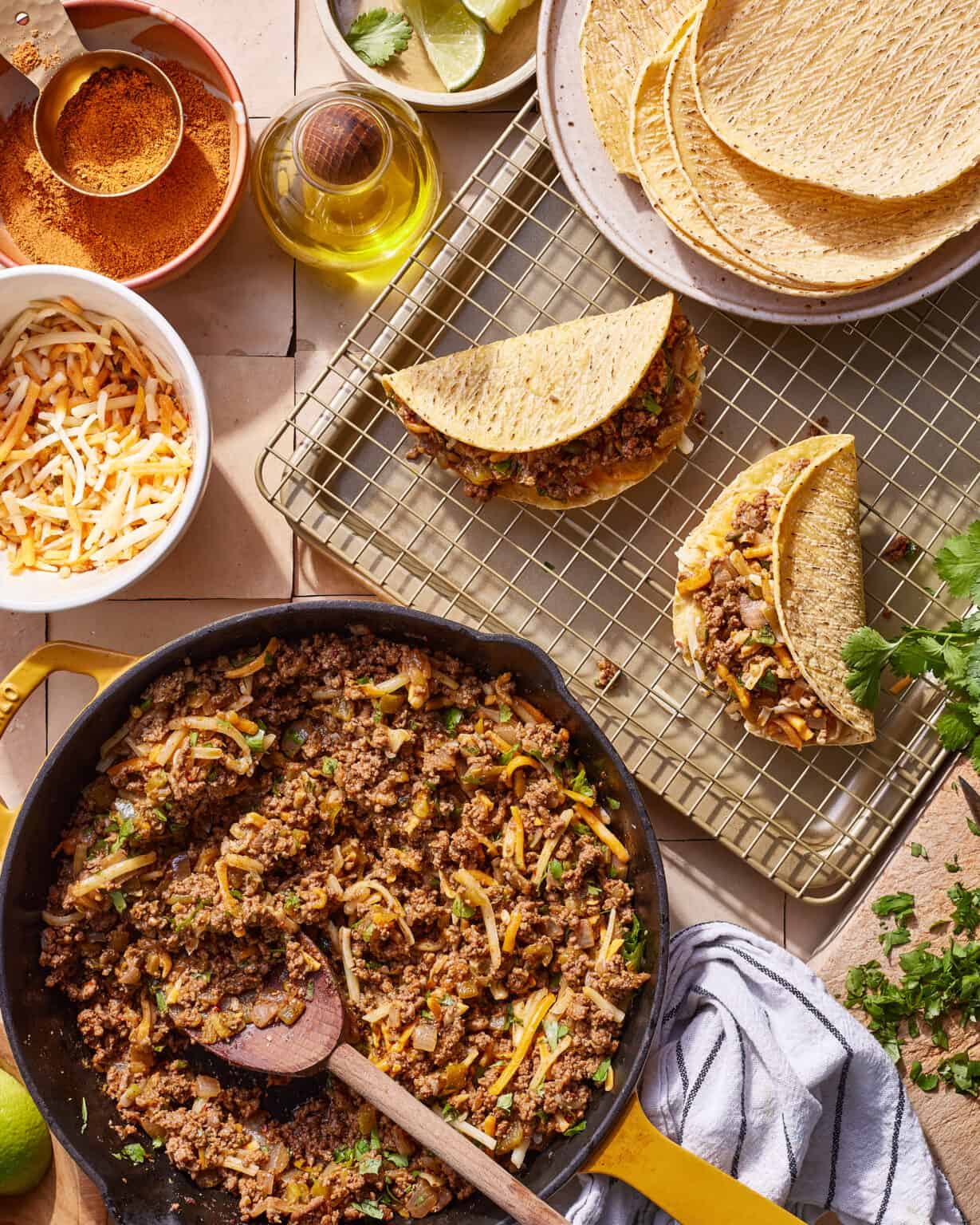 Favorite Baked Crispy Beef Tacos Kalejunkie