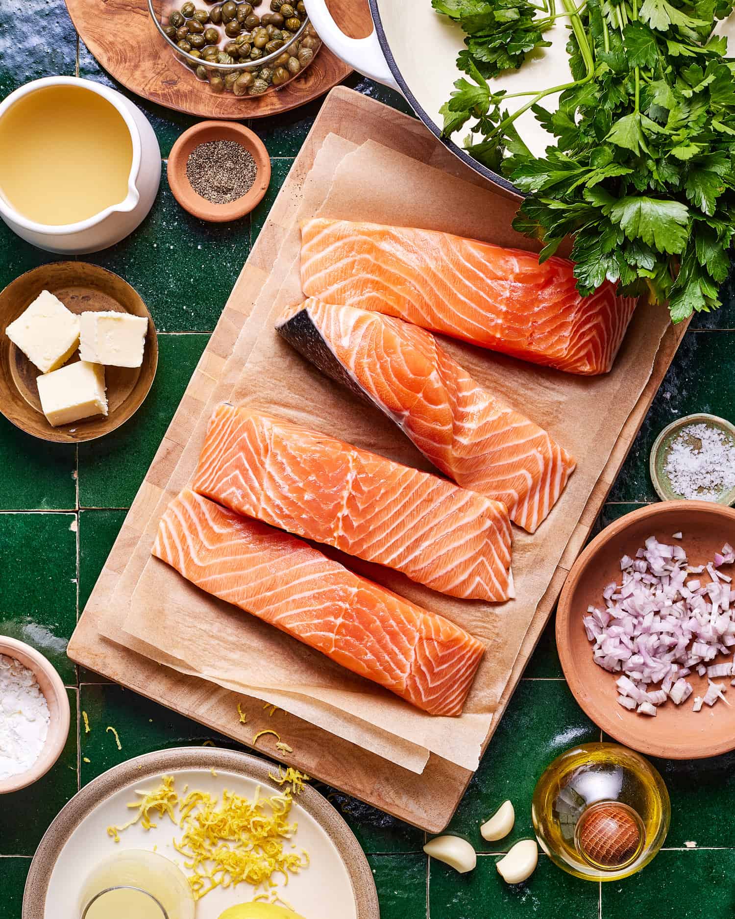 Easy Salmon Piccata Kalejunkie