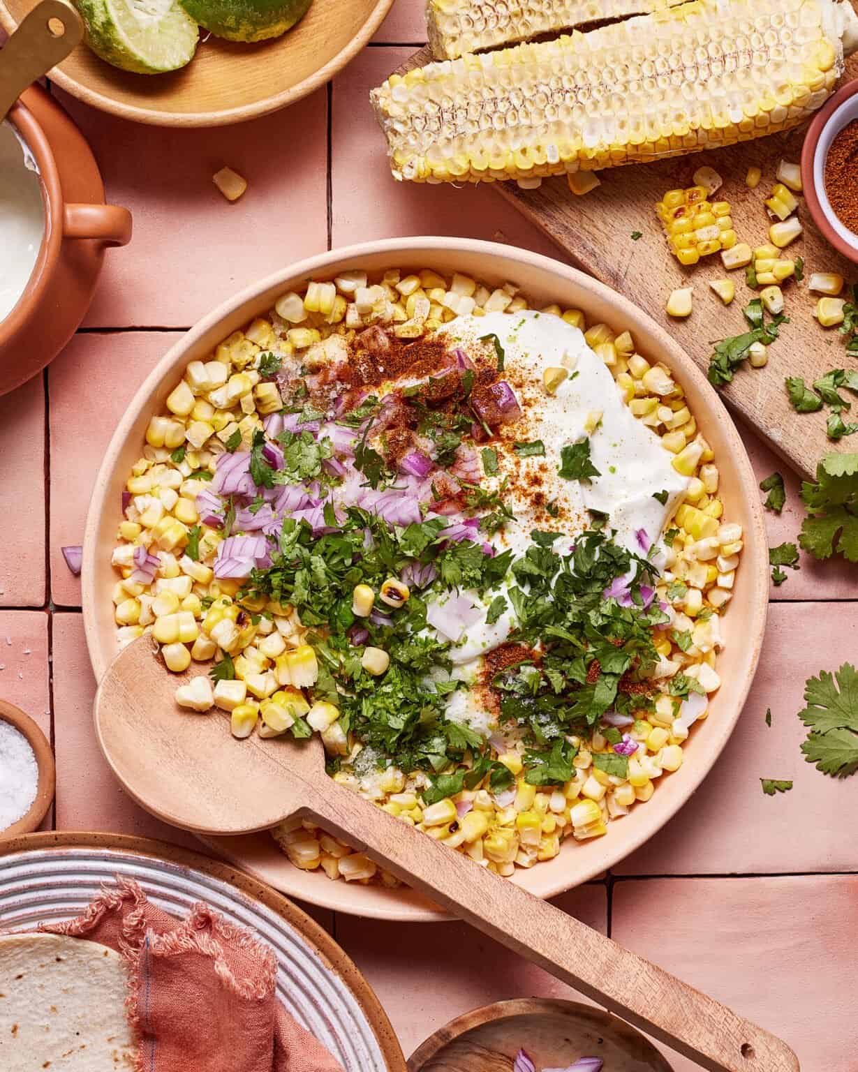 Easy Steak Tacos with Corn Salad Kalejunkie