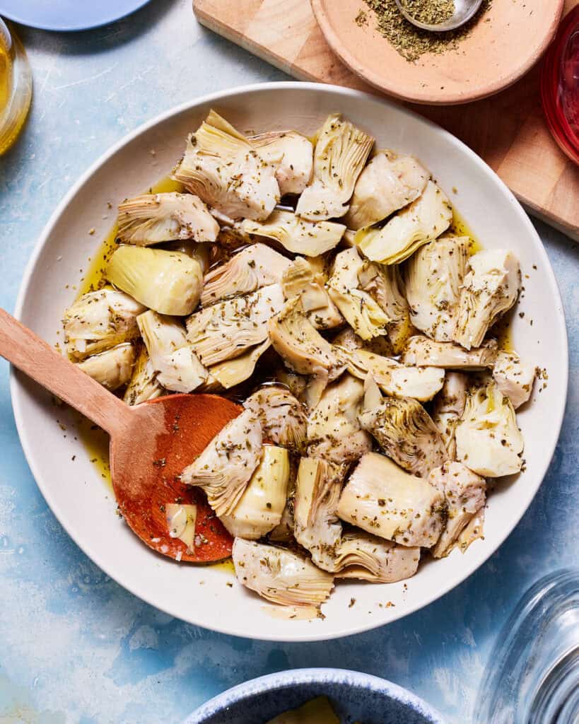 Quick Marinated Artichoke Hearts - Kalejunkie