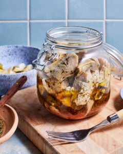 Quick Marinated Artichoke Hearts