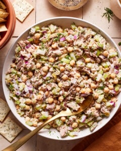 10 Minute Tuna Chickpea Salad