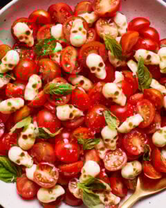 Spooky Caprese Salad
