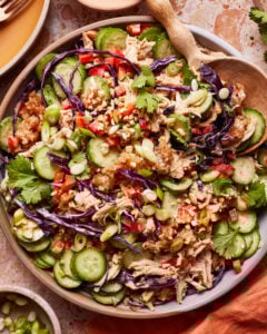 Teriyaki Chicken Crispy Rice Salad