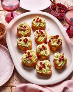 Whipped Ricotta Avocado Crostini