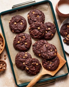 Flourless Chocolate Fudge Peanut Butter Cookie