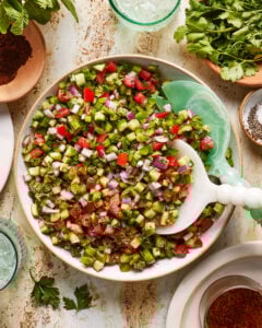 Easy Middle Eastern Shirazi Salad