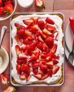 The Best Healthy Sheet Pan Strawberry Shortcake