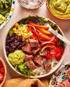 Chipotle Steak Fajita Bowls