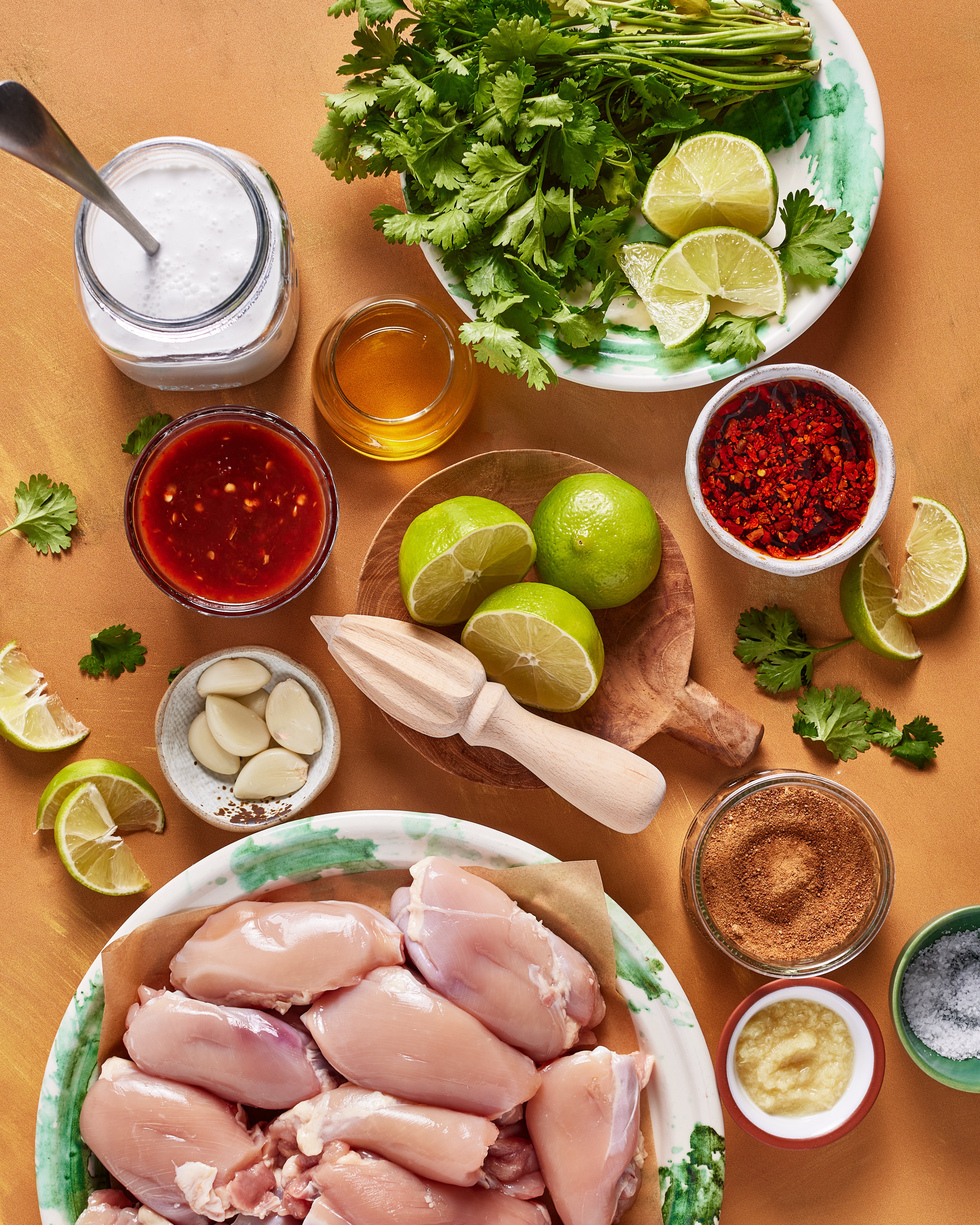 Grilled Spicy Coconut Chicken Thighs
