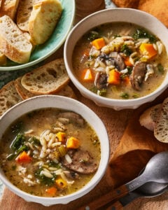 Fall Chicken and Orzo Soup
