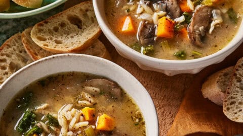 Fall Chicken and Orzo Soup - Kalejunkie